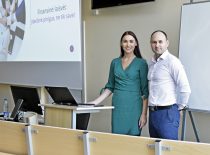 „iFuture INVESTMENTS“ atstovai Viktorija Burdulytė ir Valerij Krasockij
