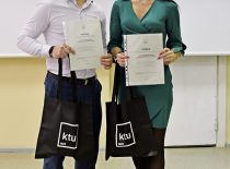 „iFuture INVESTMENTS“ atstovai Viktorija Burdulytė ir Valerij Krasockij