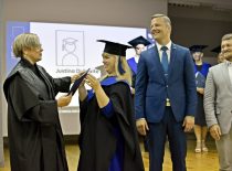 KTU PTVF 56-osios laidos absolventė Justina Dubraitė Manaikaitė