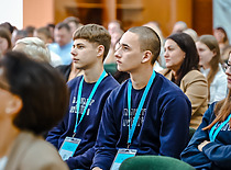 Studentų mokslinė konferencija 2024. Plenarinis posėdis. Nuotr. aut. Živilė Večiorkutė (jp.lt)