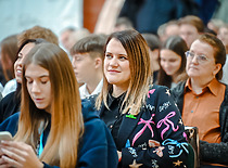 Studentų mokslinė konferencija 2024. Plenarinis posėdis. Nuotr. aut. Živilė Večiorkutė (jp.lt)