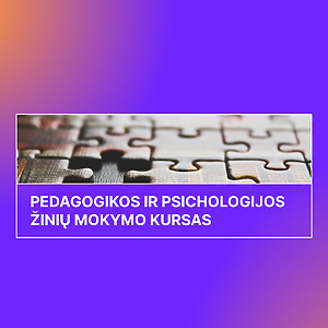 Pedagogikos ir psichologijos žinių mokymo kursas