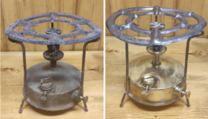 Senos žibalinės lempos atkūrimas (PRIE&Scaron; ir PO)