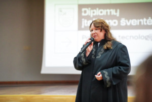 KTU PTVF mokslo prodekanė, studijų programos &bdquo;Valdymo technologijos&ldquo; vadovė Olga Strikulienė